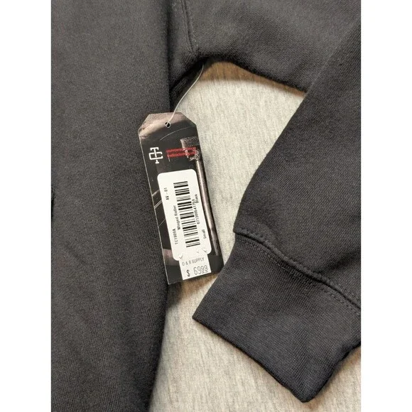 NWT TROLL CO Hoodie Winged Roller Small Dirty Hands Clean Money Black Pullover - Picture 4 of 9